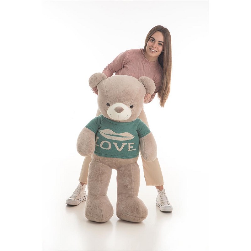 Urso de Peluche Jersey Love de 100 cms