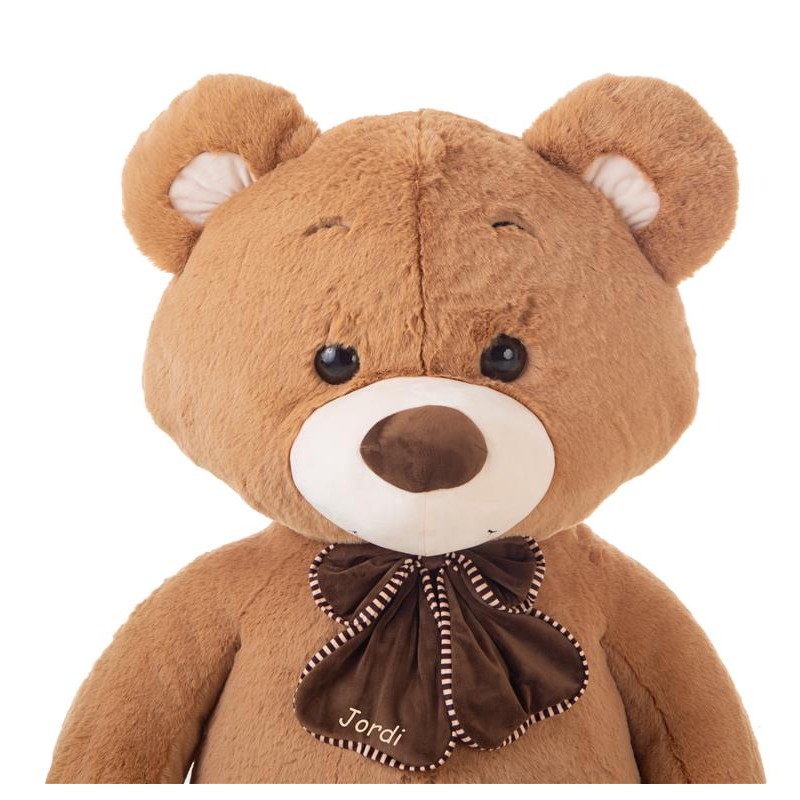 Urso de Peluche Castanho com Laçarote – 80 e 110 cm